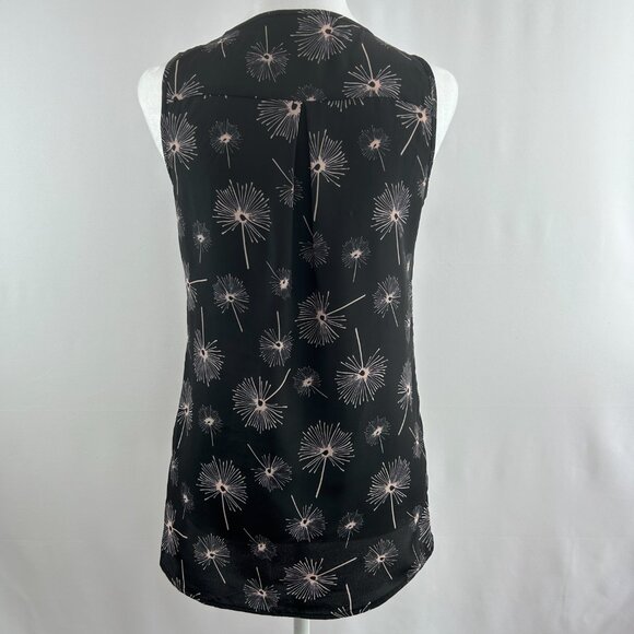 Jacob Minimalist Black Printed Chic Tank Top – X-Small XS - Picture 4 of 8